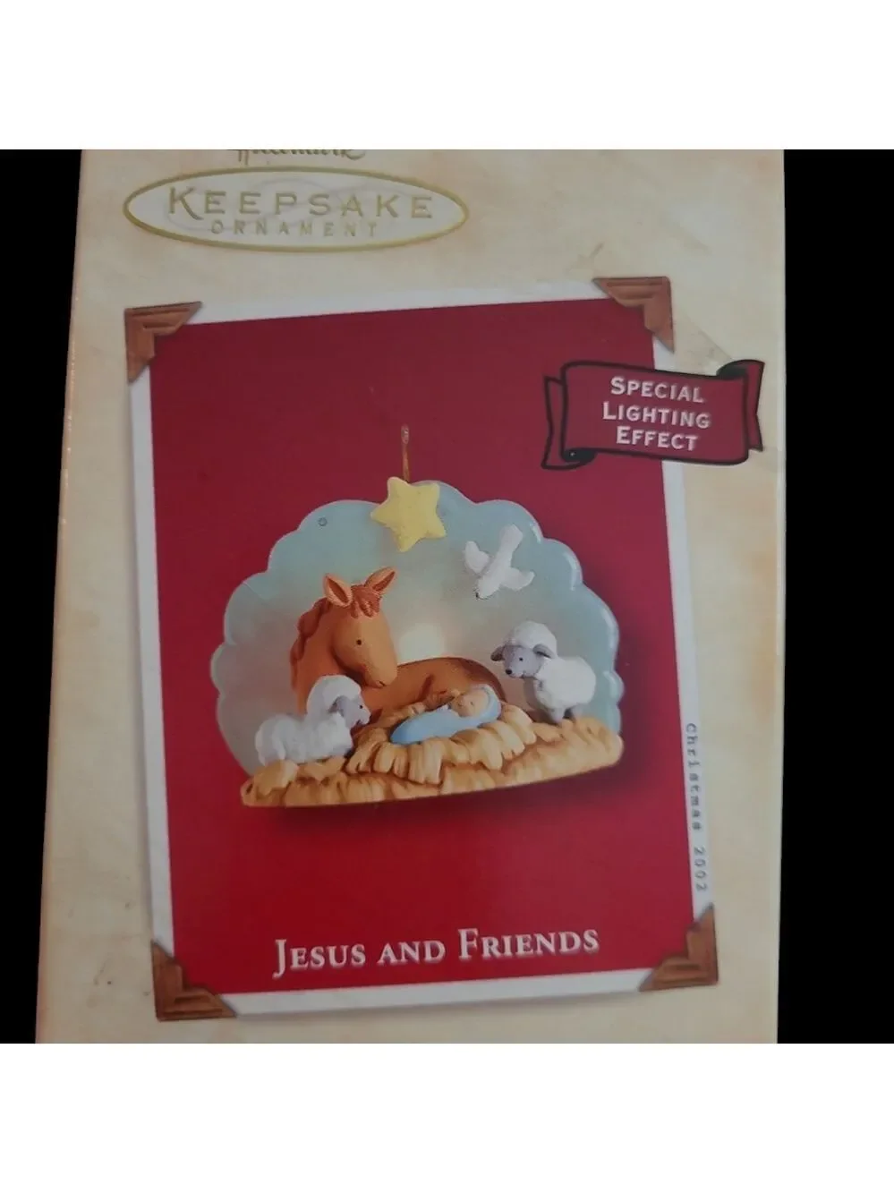 2002 Hallmark Keepsake Ornament Jesus And Friends